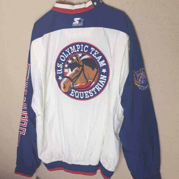 STARTER Jackets & Blazers - USA Olympic Equestrian Team Full-Zip Lined Jacket
